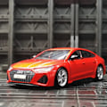 Miniatyrbillede 2 af 4: Audi RS7 Sportback 1:35 Støbt Bilmodel, Børnelegetøj, Lyd & Lys, Fødselsdagsgave - Køretøjslegetøj Sort