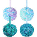 Miniatyrbild 1 av 5: Duschpuff Loofah 75g/st Extra Stora Duschpuffar Duschsvamp Dusch Scrunchie Kroppspuff Dusch, Set med 4, Blomfärg