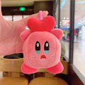 Pikkukuva 1 / 11: Sarjakuva Kuromi -nukke koululaukun riipus nukke pehmolelu pari avaimenperä laukun riipus New Plush Kirby-Love 11cm (with keychain)