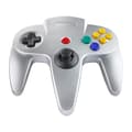 Retro USB Controller til N64 Spil, N64 Klassisk USB Controller Silver