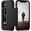 Miniatyrbillede 1 af 4: iPhone 11 - Cover med kortslot Solid® Ekstra forstærket Sort Apple iPhone 11{HH}