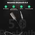 Pikkukuva 8 / 9: Bluetooth Aux -sovitin Bluetooth-autovastaanotin USB Handsfree -autosarja Audiovastaanotin sisäänrakennetulla mikrofonilla autokaiuttimille ja kotiteatterille