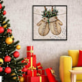 Miniatyrbild 2 av 5: Julhandskar diamantmålning, vuxen snögubbe diamantkonst