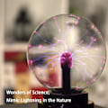 Miniatyrbilde 2 av 7: Plasma Ball/Lys/Lampe, Plasma Elektrisk Nebula Lys, Berøringsfølsom, Leker, for Fester, Dekorasjoner, Gave (3 tommer, USB