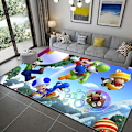 Miniatyrbilde 1 av 2: 3D Tegneserie Super Mario Trykt Stue Soverom Teppe Krypende Gulvmatte 8 8 40X60cm