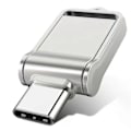 Miniatyrbillede 2 af 5: Mini Metal Type C USB Flash Drive Holdbar Bærbar Pendrive til Tablet Telefon Sølv Silver 1TB