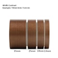 Miniatyrbilde 5 av 5: PTFE Teflon tape med lim, Hitemp isolert vakuumforsegling, lav friksjon 50MMX10M