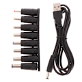 Pikkukuva 1 / 5: CDQ Universaali USB - DC-virran latauskaapelin pistokeliitinadapteri