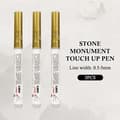 Stenmonument Touch Up Pennor Väderbeständiga Guldfärgade Markörer För Gravstenar Granit Metall Glas 3-pack A2
