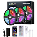 Miniatyrbild 1 av 5: 20m LED Smart Strip Lights TV Bakgrundsbelysning RGB Bluetooth Musiksynkronisering