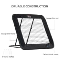 Miniatyrbild 4 av 10: Rootz Football Rebounder Net - Football Rebounder - Training Rebounder Net - Vikbar Kickback - Goal Rebound - Justerbar i 5 steg - Stål - Svart - 128