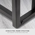 Miniatyrbillede 6 af 9: Rootz sofabord - sidebord - lys eg - robust konstruktion - let at samle - alsidigt - kompakt design - 55 cm x 36 cm x 59,5 cm