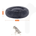 Miniatyrbillede 3 af 7: Rootz Hundeseng - Blødt polstret Hundeseng - Sovesofa Hundeseng - Hunderundseng - Kæledyrsseng - Katteseng - Transportabel Hundeseng - Kæledyrssovesen