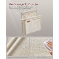 Miniatyrbillede 7 af 7: Rootz Cremehvid Sidebord - Endebord - Natbord - Spånplade Stål Polyester - 30cm x 40cm x 62cm
