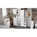 Miniatyrbillede 8 af 8: Rootz Badeværelseskommode - Opbevaringsskab - Hallskab - Justerbar hylde - Anti-tip sikkerhed - Rummeligt design - 60 cm x 86 cm x 33 cm