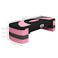 Miniatyrbild 3 av 9: Rootz Aerobic Stepper - Fitness Step Platform - Konditionsträningsplattform - Justerbara höjder - Stötdämpande - 80cm x 31cm x 20cm