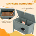 Pikkukuva 5 / 11: Rootz Outdoor Cat House - Katzenhaus - Säänkestävä Katzenhütte - Viihtyisä eristys - 85cm x 50 cm x 68,5 cm harmaa+musta
