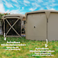 Miniatyrbillede 6 af 10: Rootz 3 x 3,5 pop -up havetelt - pavillon - Gazebo - UPF30+ beskyttelse - 345 cm x 300 cm x 210 cm