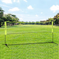 Miniatyrbillede 2 af 10: Rootz Portable Badminton Net Sæt - Volleyball Net - Højdejusterbar - Metalramme - Bæretaske - Blå - 420cm x 103cm x 107-155cm