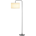 Miniatyrbild 6 av 7: Rootz Floor Lamp - vardagsrumslampa - Robust metallbas - Mysig atmosfär - 64 x 38 x 163,5 cm svart