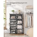 Pikkukuva 9 / 10: Rootz 8 Cube Black säilytyslokero - Kuutiojärjestäjä - Kuutiovarasto - ABS-muovi - PP-muovi - Teräsrunko - 32cm x 124cm x 94cm - 30cm x 40cm x 30cm -