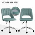 Miniatyrbillede 5 af 10: Rootz Højdejusterbar skrivebordsstol - Kontorstol - Ergonomisk stol - 360 ° Rotatabel - Skumkomfort - 49 x 60 x 79-91 cm