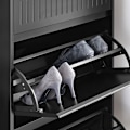 Miniatyrbild 9 av 9: Rootz Shoe Tipper Cabinet - Skoställ - Skoförvaringsorganisator - Mångsidig förvaring - Enkel montering - Slitstarkt MDF-material - 61cm x 101cm x 26c