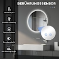 Miniatyrbild 4 av 10: Rootz LED badrumsspegel - Väggmonterad sminkspegel - Justerbar ljusstyrka - Minnesfunktion - Immskydd - IP44 - 60cm x 3cm