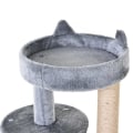 Miniatyrbillede 10 af 10: Rootz Cat Tree - Cat Activity Tree - Ridsestolper - Cat Cave - Cat House - Grå - 48x48x104 cm