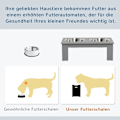 Miniatyrbillede 4 af 9: Rootz Hundefoderstation - Hævet foderautomat - Rustfri stålskåle - MDF-hus - Hygiejnisk - 44cm x 24cm x 15cm