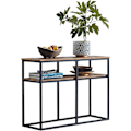 Miniatyrbillede 1 af 6: Rootz Konsol Bordhal - Bord Stue - Bordsofa - Bordside - Bordende - Bord med 2 hylder