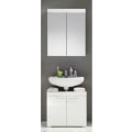 Miniatyrbillede 1 af 11: Rootz Badeværelsessæt - Badeværelsesskabe - Højglans - 60 x 190 x 34 cm White