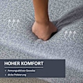 Miniatyrbillede 4 af 11: ROOTZ 2 -SEATER SOFA BED - SLEEPER SOFA - Konvertibel sofa - Linnedlignende polyester - Justerbar komfort - 173x75x73 cm - Grå