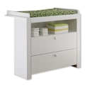 Pikkukuva 3 / 3: Rootz Baby Room Wickelk and Chest - Modern Changing Table - Versatile Storage - White  - 96x102x77cm