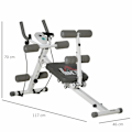 Miniatyrbillede 2 af 10: Rootz 2 i 1 Sit -Up -træner - Abdominal Trainer - Fitness Equipment - LCD Monitor - Steel Frame - 117 cm x 46 cm x 70 cm