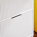 Miniatyrbillede 5 af 7: Rootz Rumbesparende skoskab - Skoarrangør - Opbevaringsenhed - MDF & Metal - Kompakt og robust - 100x91x19cm