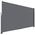 Miniatyrbillede 10 af 10: Rootz Side Awner - Udvidelig uigennemsigtig beskyttelse af privatlivets fred - Solbeskyttelse - UV -resistent - 300 x 180 cm