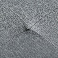 Miniatyrbillede 5 af 5: Rootz Bænk - Bænksæde - Stue - Soveværelse - Entré - Linnedlignende polyester - Skum - Mørkegrå + Sort - 107 cm x 50 cm x 44 cm