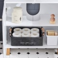 Miniatyrbillede 6 af 7: Rootz Underskab til vask - Badeværelsesskab - Opbevaring under vask - Justerbar hylde - Tippsikring - MDF-konstruktion - 60 cm x 60 cm x 30 cm
