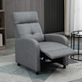 Pikkukuva 2 / 10: Rootz Relaksation Napr Chair - Rucliner - Lounger - Pocket Spring Core - tukee jopa 150 kg - 67 x 87 x 98 cm - harmaa