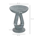 Miniatyrbillede 3 af 10: Rootz Bird Bath Water Drinker - Havefugleføder - Udendørs fuglebassin - Elegant design - Holdbar harpiks - Multifunktionel - 40 cm x 40 cm x 51 cm - G