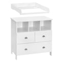 Miniatyrbillede 4 af 6: Rootz-skifteudstyr - Pusleplads - Bleskiftebord - MDF-materiale - 60 cm x 10,5 cm x 80 cm