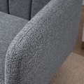 Miniatyrbillede 4 af 8: Rootz Sovesofa - 2-personers stofsovesofa - Sofa med sovefunktion - Polyester - Gummi - Trægrå - 173 x 75 x 73 cm