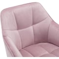 Miniatyrbillede 8 af 8: Rootz Velvet Kontorstol - Skrivebordsstol - Drejestol - Ergonomisk design - Justerbar højde - 61cm x 90cm x 56cm