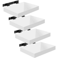 Miniatyrbillede 1 af 8: Rootz sæt med 4 væghylder - Displayhylder - Opbevaringshylder - Holdbar MDF-konstruktion - Alsidig og nem installation - 30 cm x 22,9 cm x 3,8 cm
