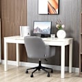 Miniatyrbillede 6 af 6: Rootz Kontorstol - 5 Hjul - Højdejusterbar - Moderne Design - Grå - 58cm x 58,5cm x 86cm