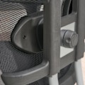 Miniatyrbild 5 av 8: Rootz Modern Swivel Chair - Kontorsstol - Ergonomisk stol - Meshöverdrag - Justerbart svankstöd - 120-130cm x 68cm x 68cm