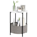 Miniatyrbillede 9 af 10: Rootz Round Side Bord - Sofabord - Bedtbord - Elegant design - 44 cm x 44 cm x 56 cm