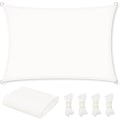 Pikkukuva 1 / 8: Rootz Premium Outdoor Sun Sail - Varjostuspurje - UV-suojakatos - Vedenpitävä - Kestävä - Helppo asennus - 5m x 7m