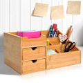 Miniatyrbillede 1 af 9: Rootz Desk Organizer - Bruin - Bambus - 12,99 cm x 8,07 cm x 6,1 cm